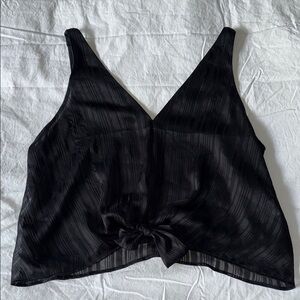 Black Sleeveless Top